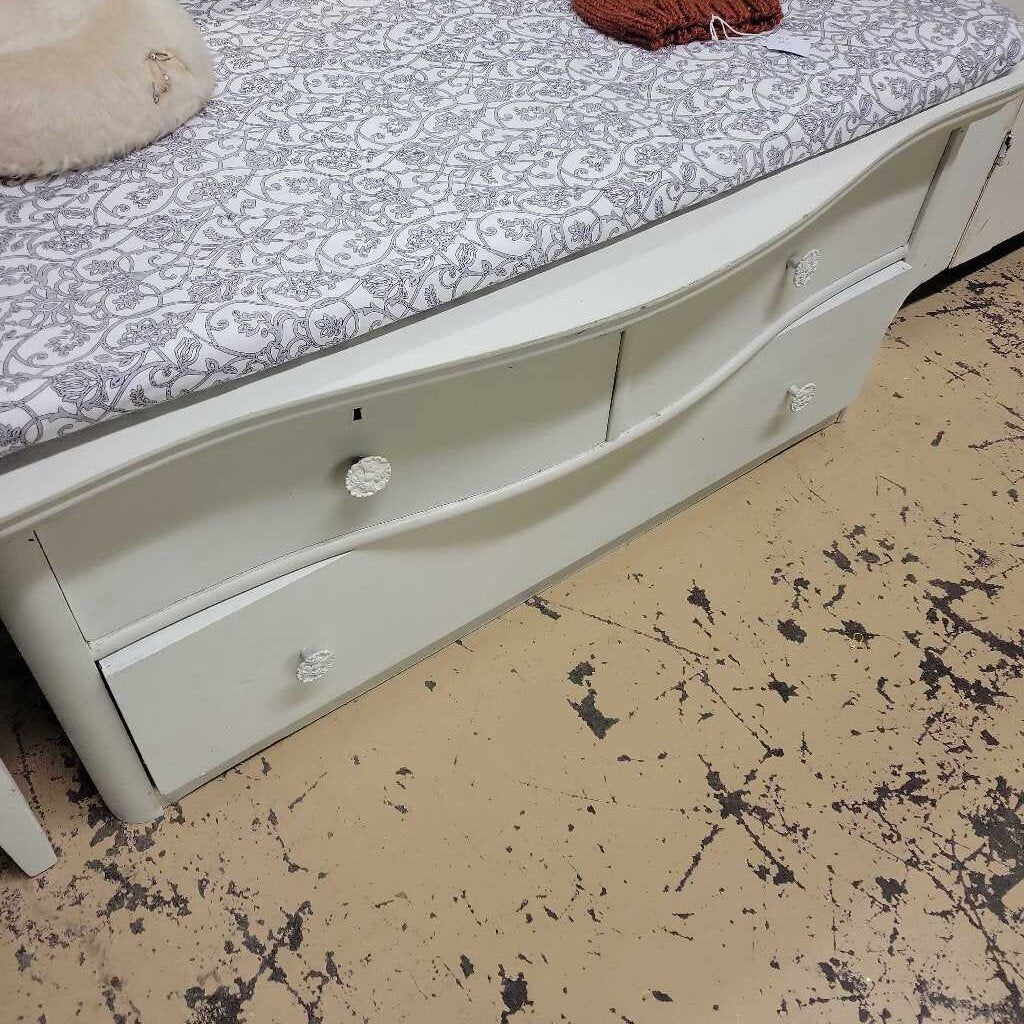 Hall Stand / Mudroom Bench with mirror and cushion (RB)