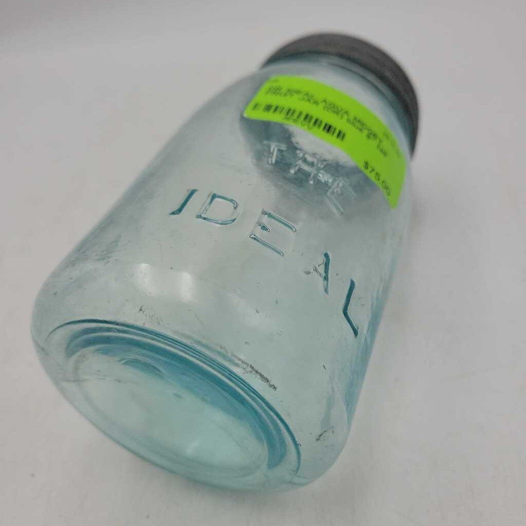 IDEAL AQUA MIDGET FRUIT JAR (DR)