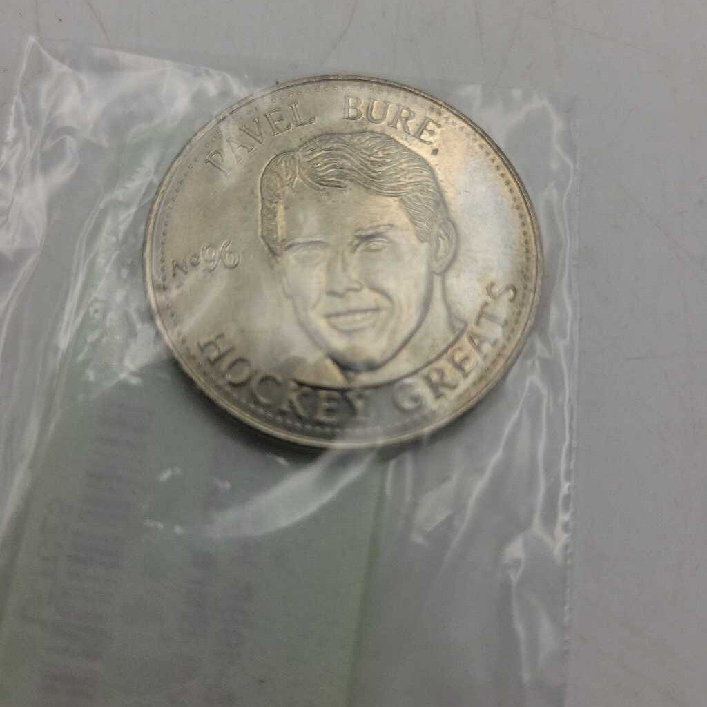 1996 Hockey Greats Coin Pavel Bure (JAS)
