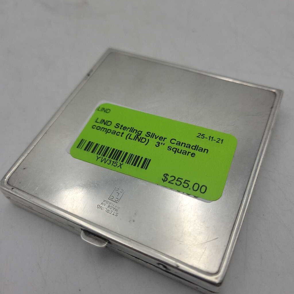 Sterling Silver Canadian compact (LIND)