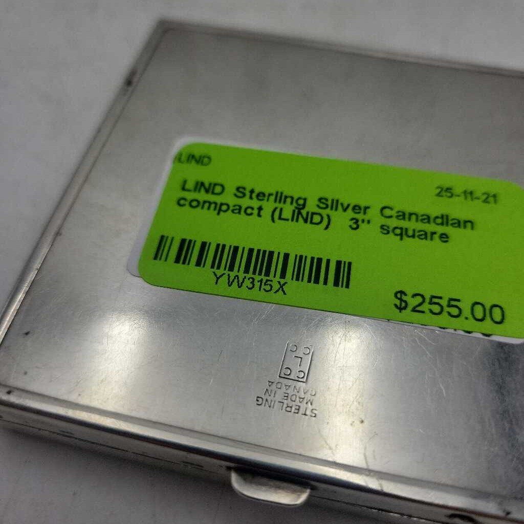 Sterling Silver Canadian compact (LIND)