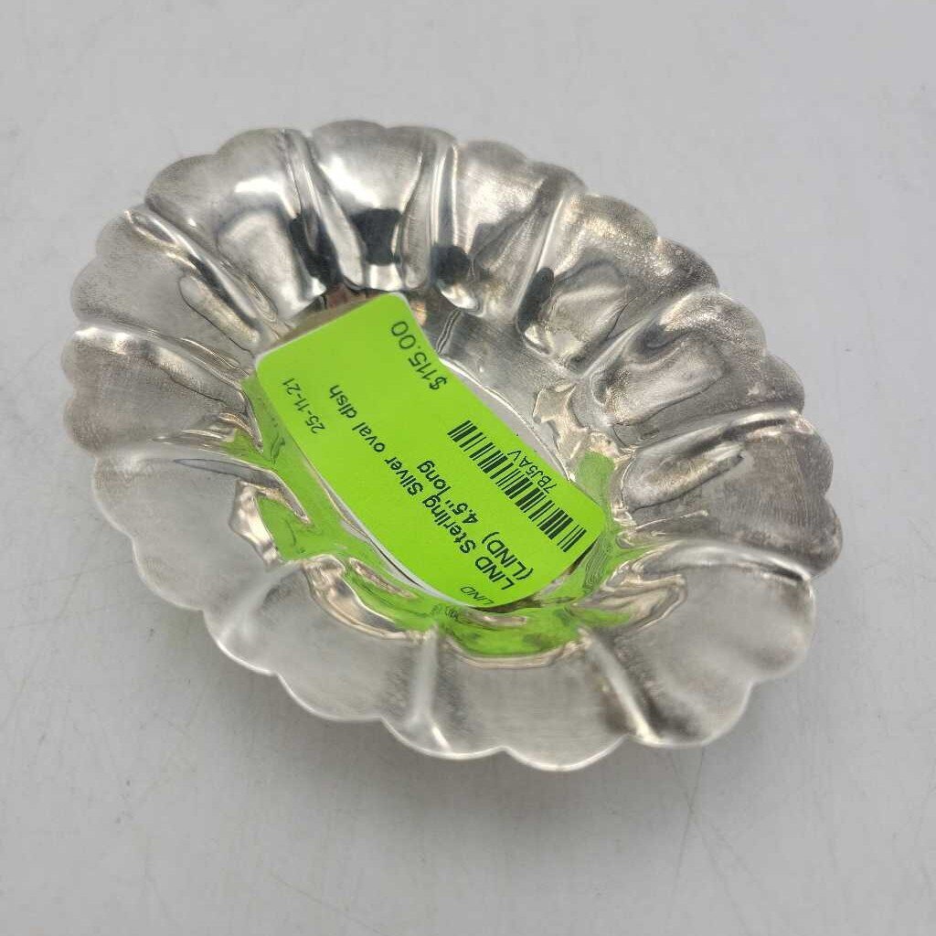 Sterling Silver oval dish (LIND)