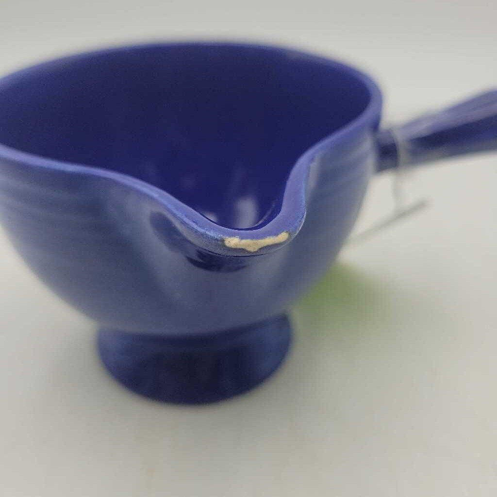 Vintage 1936-38 Fiesta Cobalt stick handle creamer (JL)