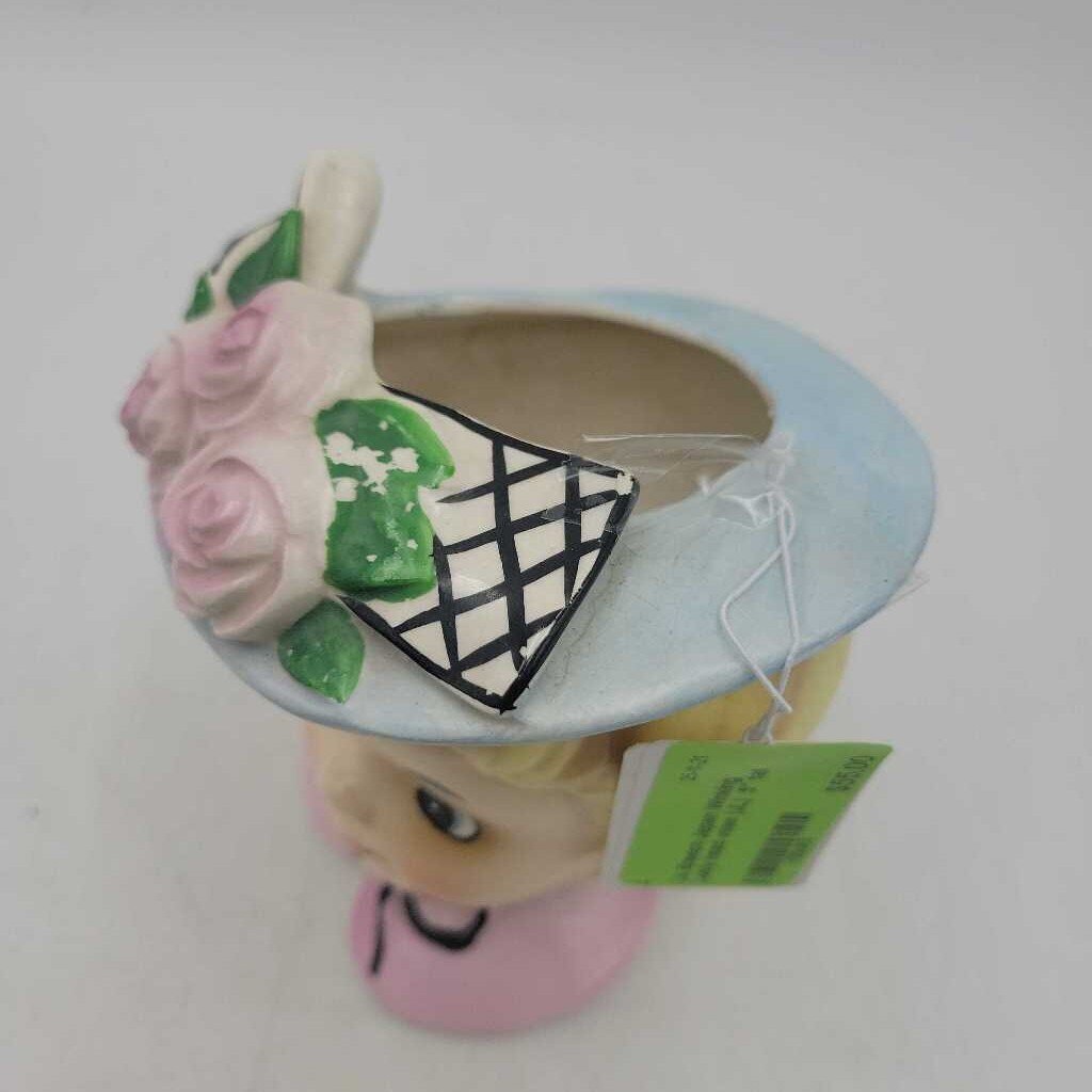 Enesco Japan Winking Lady head vase (JL)