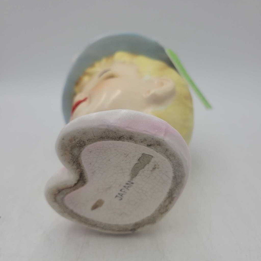 Enesco Japan Winking Lady head vase (JL)