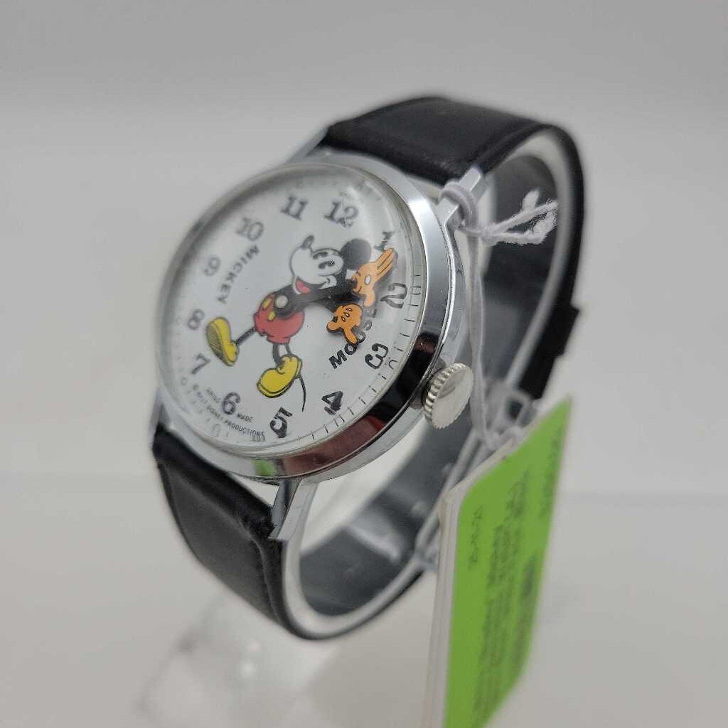 1970's "Bradley" Mickey Mouse Mechanical Watch (JL)
