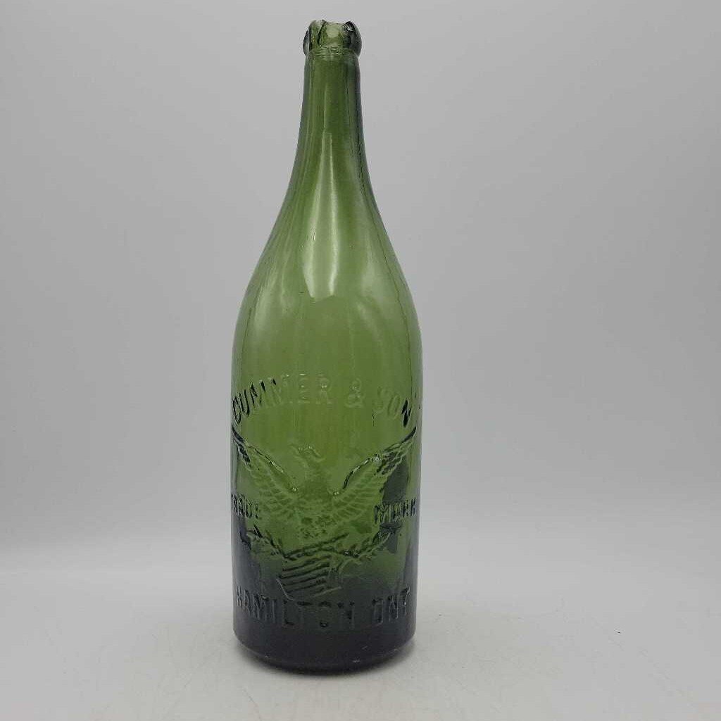 Cummer &Son Hamilton Bottle quart rare variant (JAS)