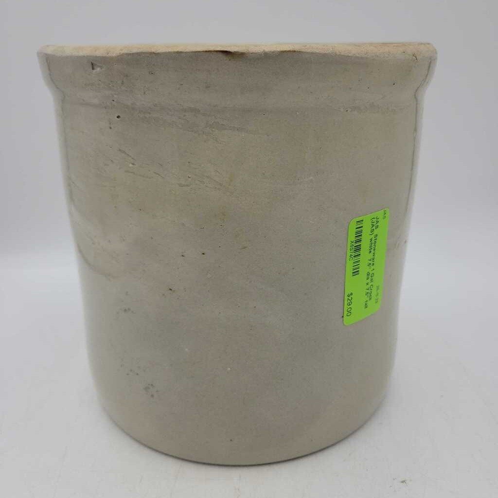 Stoneware 1 Gal Crock (JAS)