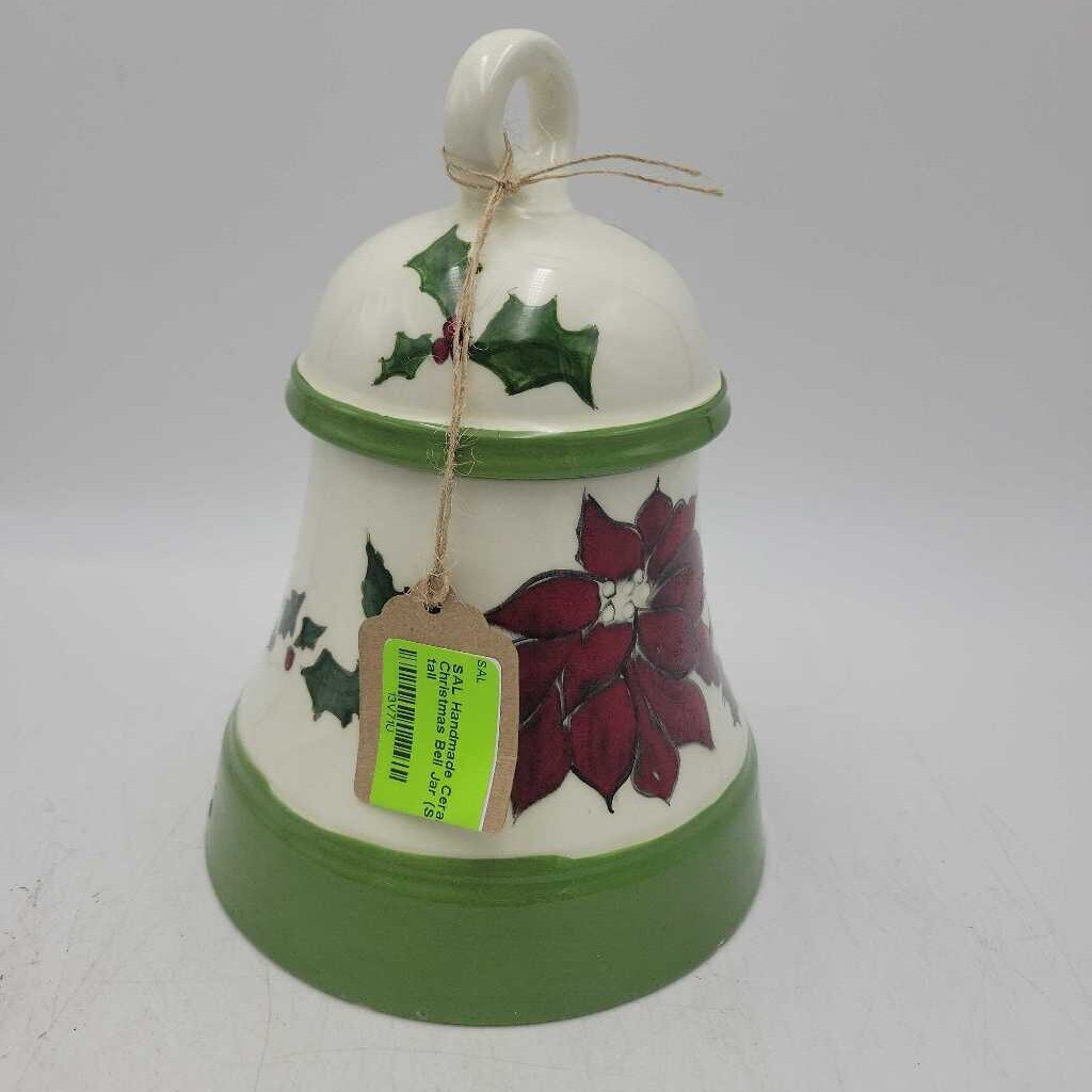 Handmade Ceramic Christmas Bell Jar (SAL)