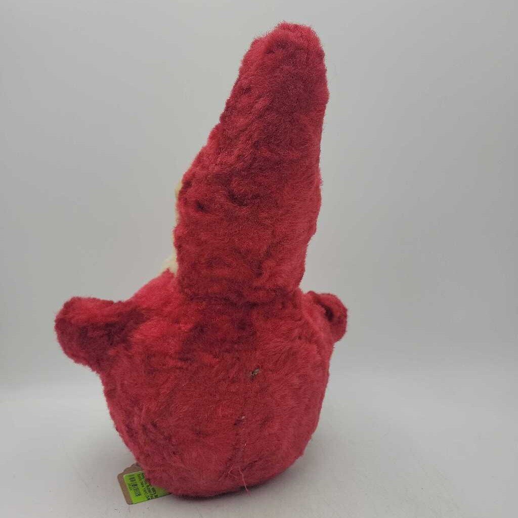 Vintage 1950's Bijou Roily Poly Rubber-Faced Plush Santa (New York) (SAL)