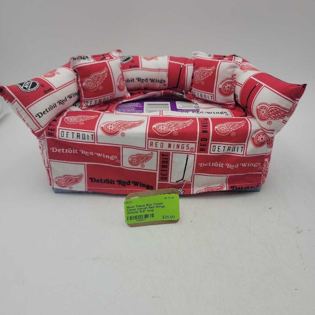 Tissue Box Couch Cover Detroit Red Wings (HAUS)