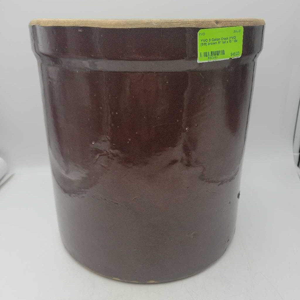 3 Gallon Crock (YVO) (511)