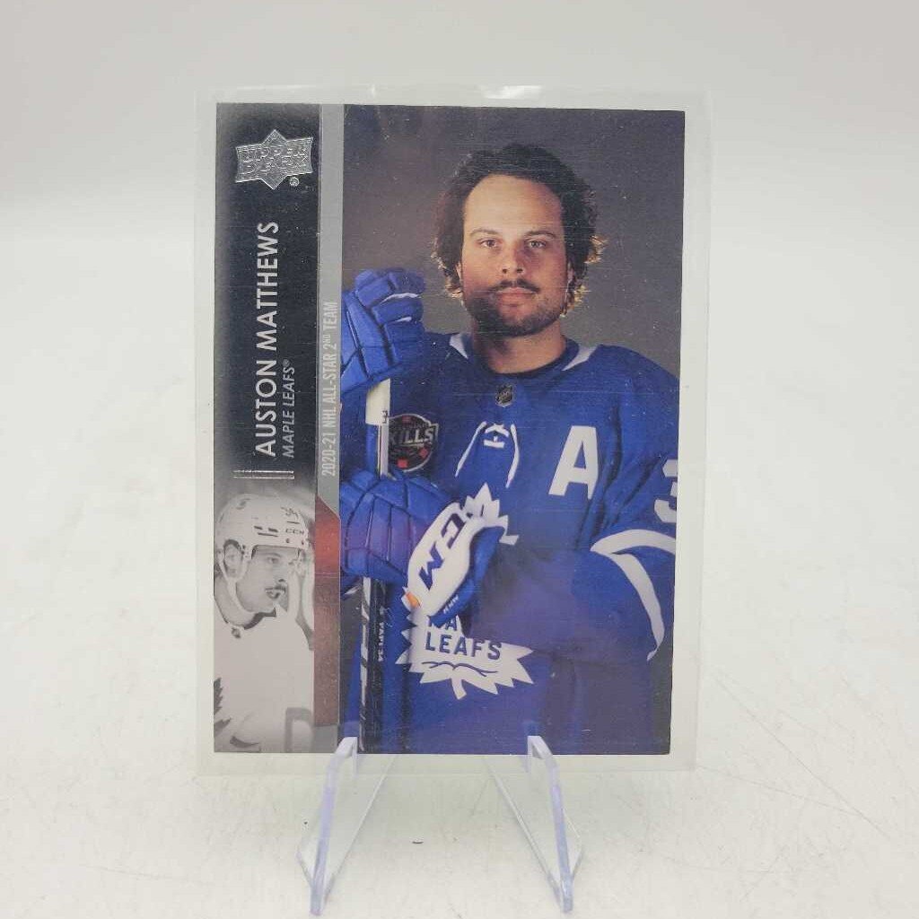 Auston Matthews hockey Card # 674 Upper Deck (JAS)
