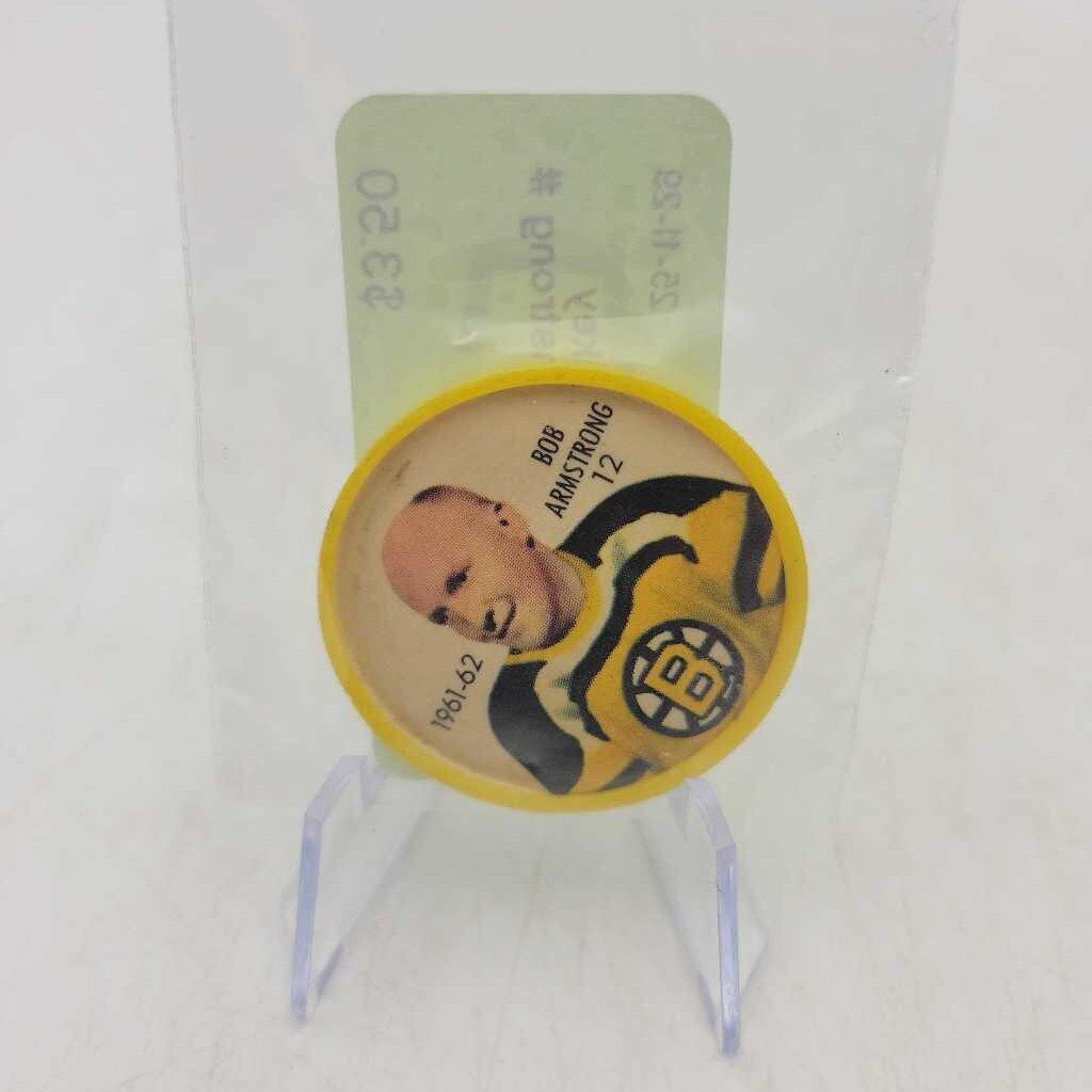 61 62 Shirriff Hockey Boston Bruin Bob Armstrong # 12(JAS)
