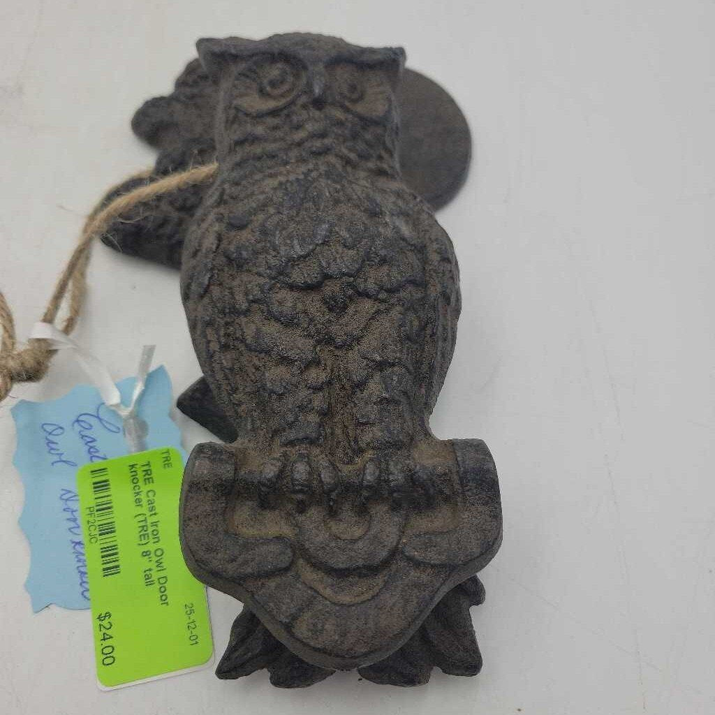 Cast Iron Owl Door knocker (TRE)