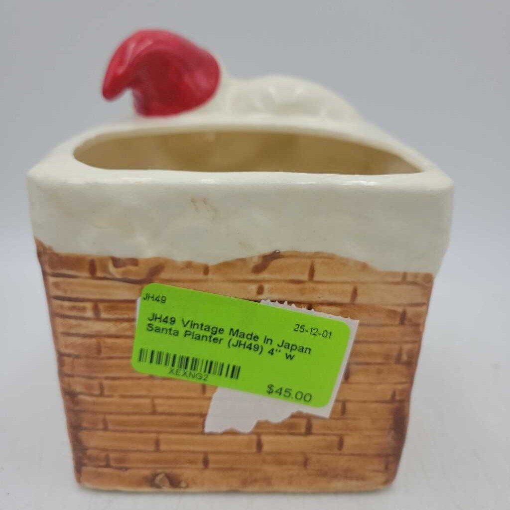 Vintage Made in Japan Santa Planter (JH49)