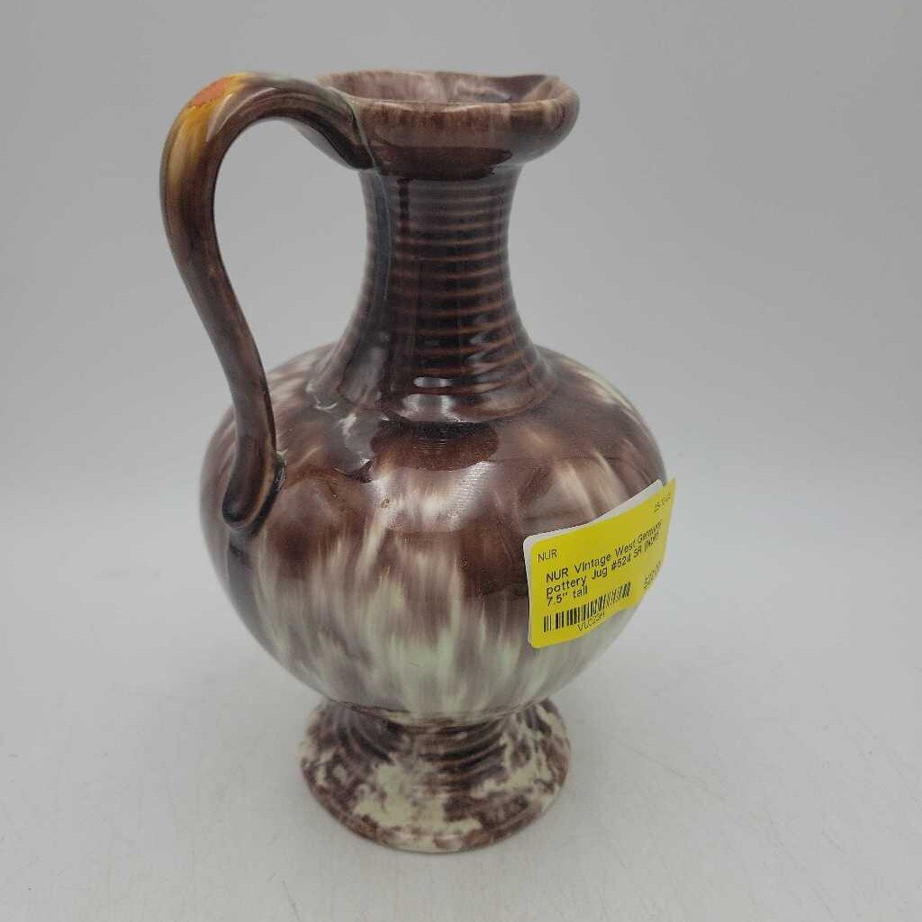 Vintage West Germany pottery Jug #524 SR (NUR)