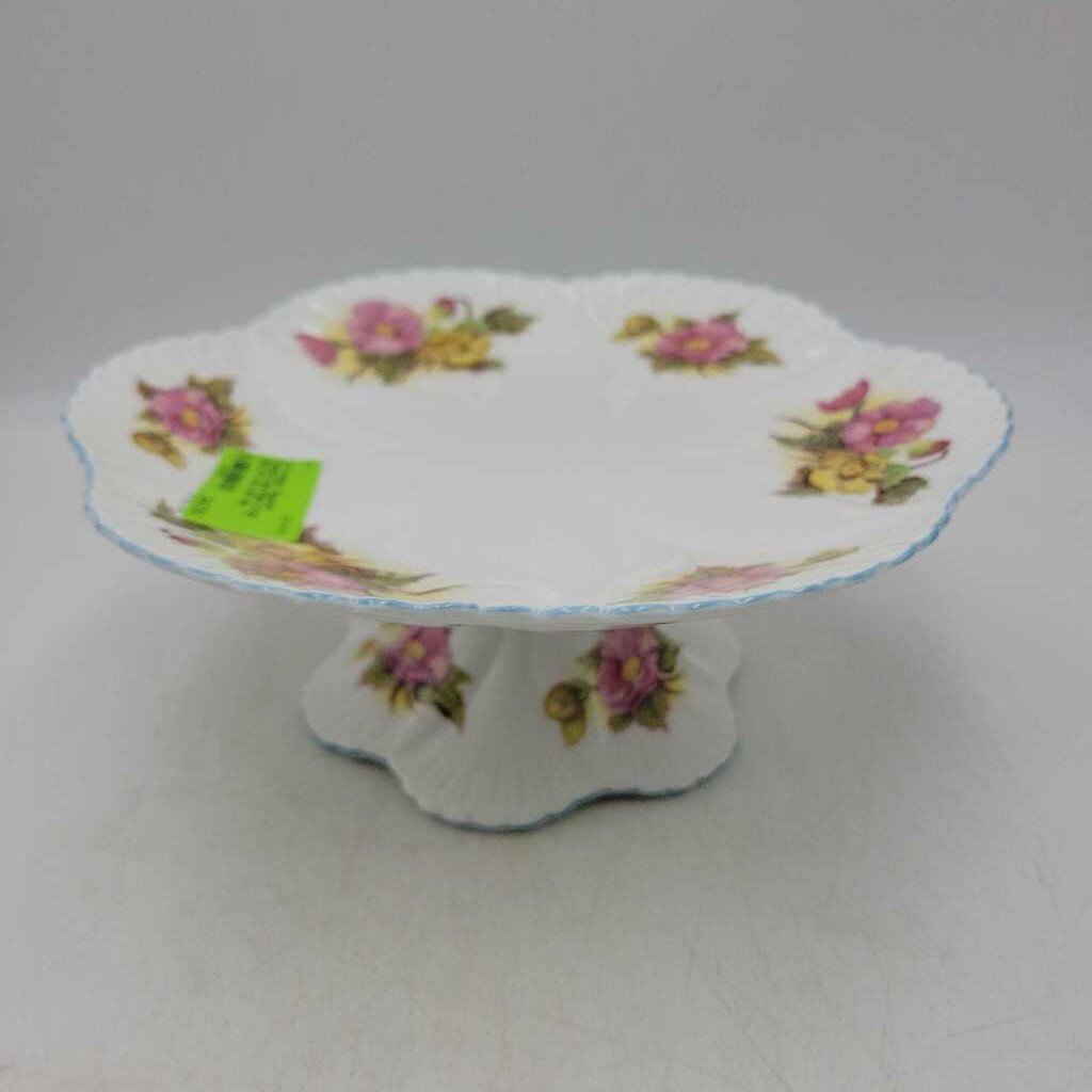 Shelley "Begonia" Pedestal Cake Plate (YVO) (512)
