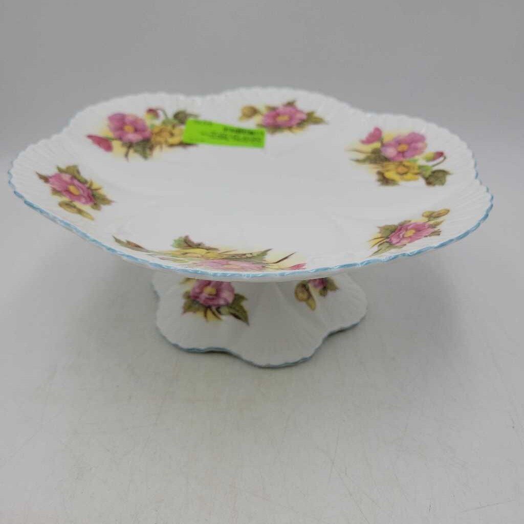 Shelley "Begonia" Pedestal Cake Plate (YVO) (512)