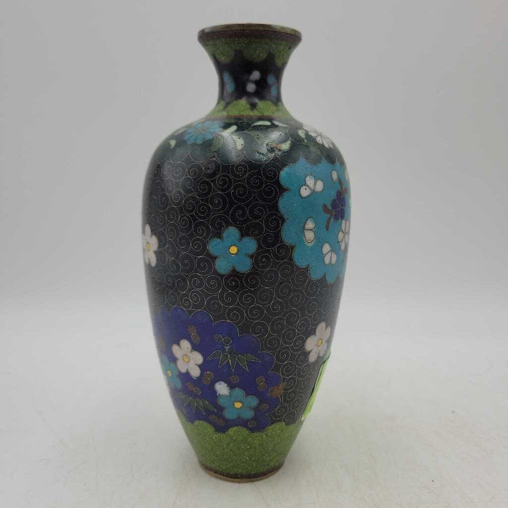 Vintage 1930's Cloisonné Vase (YVO) (512)
