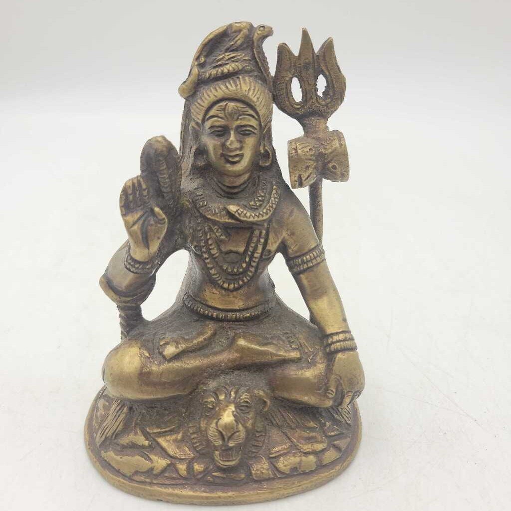 Brass Shiva Statue Heavy (YVO) (512)