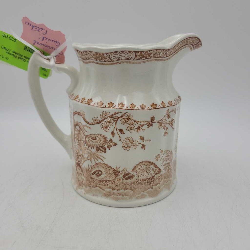 Furnivals Quail Pitcher made in England Pitcher (TRE)