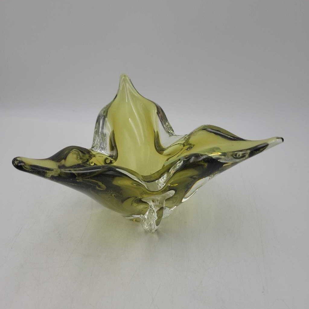 Beautiful art glass bowl ashtray (DS) 3514