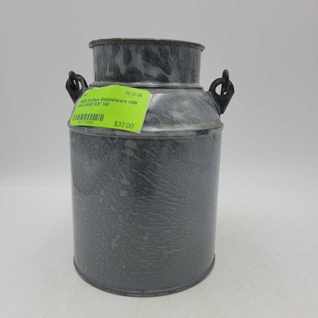 Antique Enamelware milk pail (AGD)