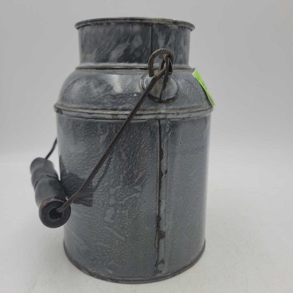 Antique Enamelware milk pail (AGD)