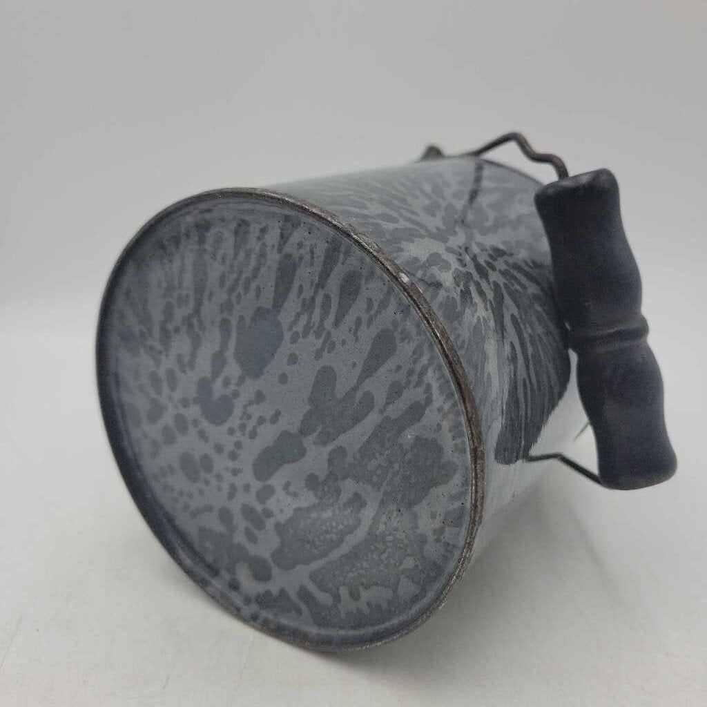 Antique Enamelware milk pail (AGD)