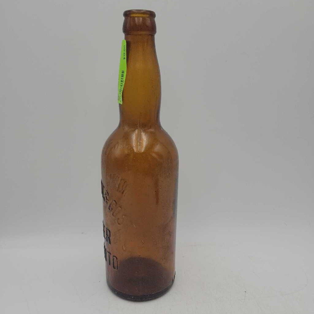 Reinhardt Amber tall boy Beer Bottle (JAS)