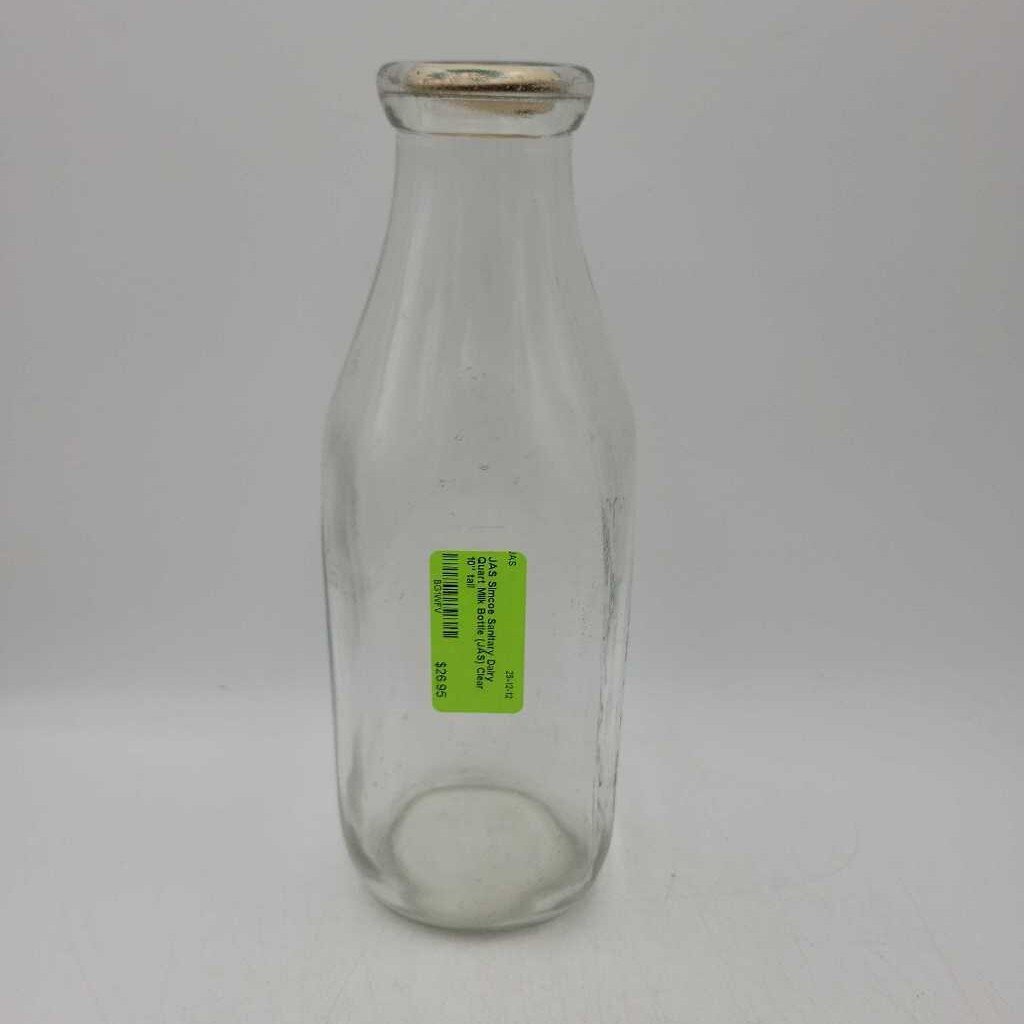 Simcoe Sanitary Dairy Quart Milk Bottle (JAS)