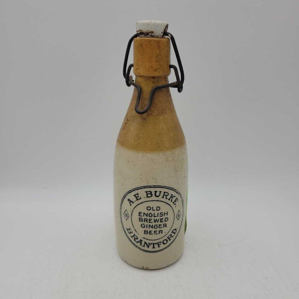 A.E Burke Ginger beer bottle repaired (JAS)