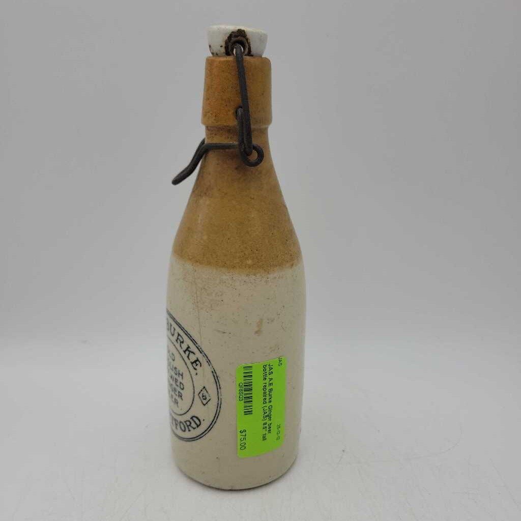 A.E Burke Ginger beer bottle repaired (JAS)