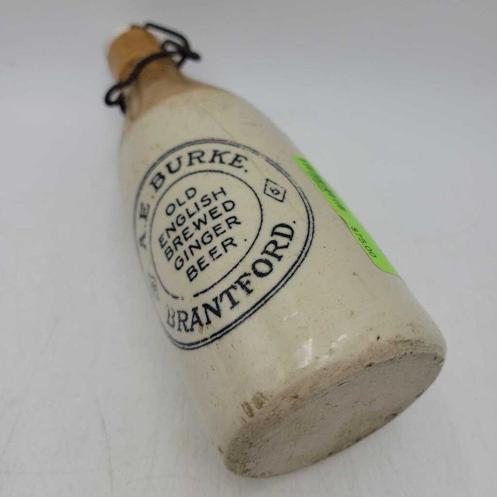 A.E Burke Ginger beer bottle repaired (JAS)