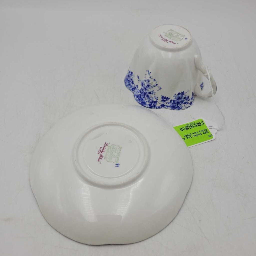 Shelley Cup And Saucer Dainty blue (DEB)
