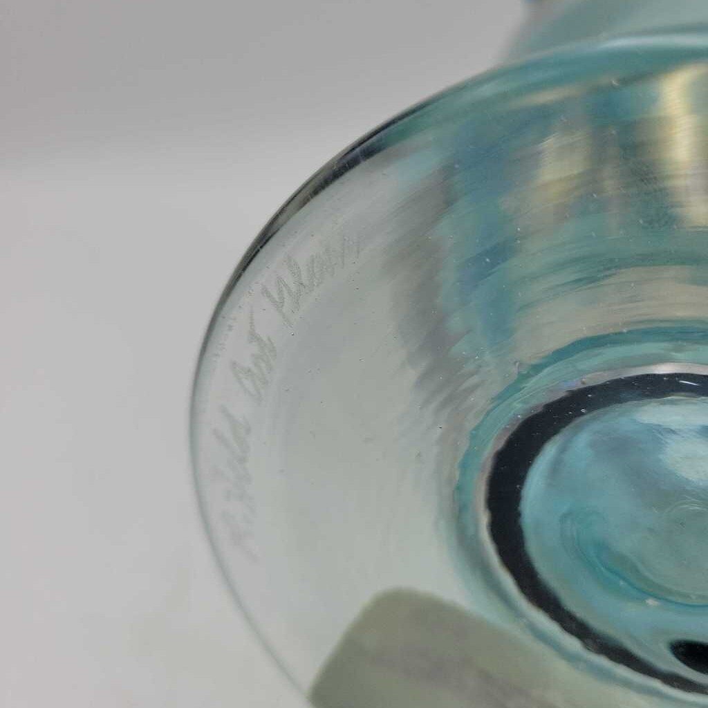 Art Glass Pitcher Signed Robert Held art glass (DEB)