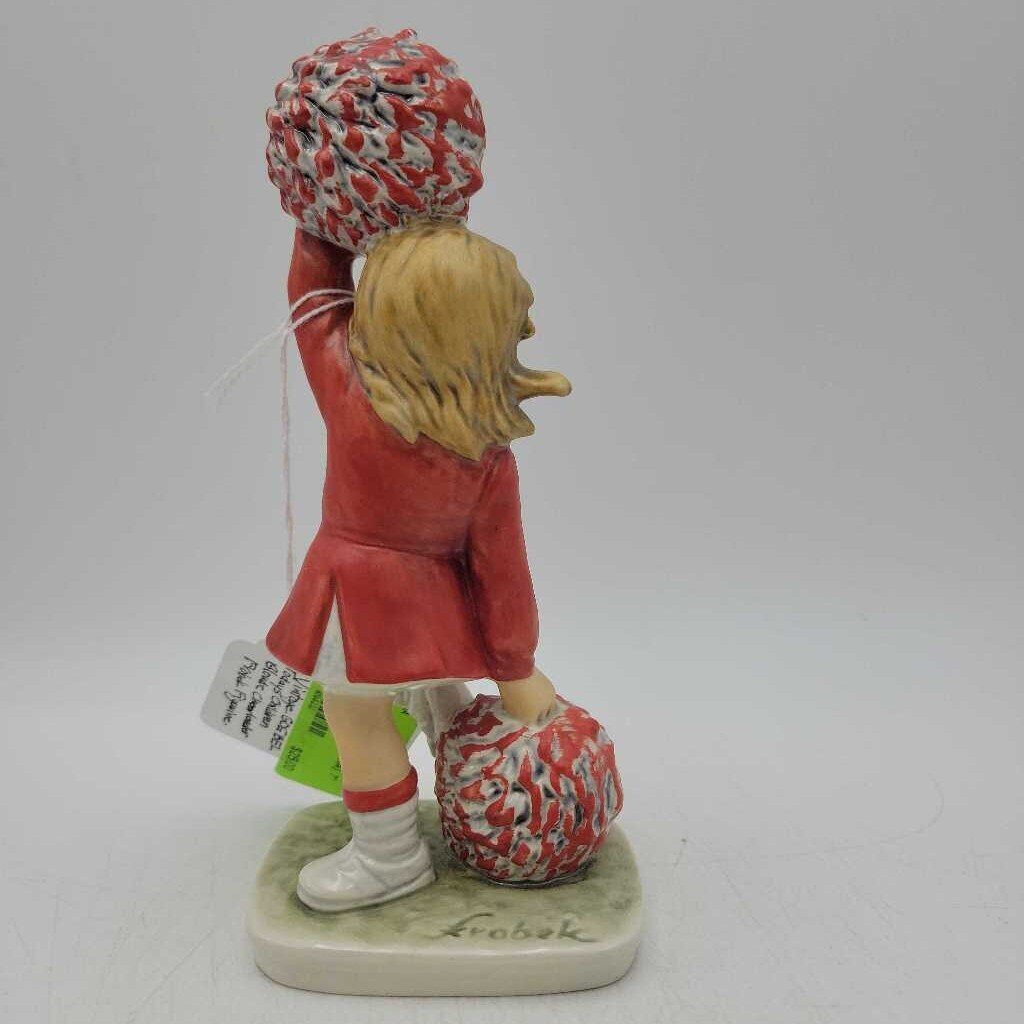 Vintage Goebel Cheerleader figure (RHA)