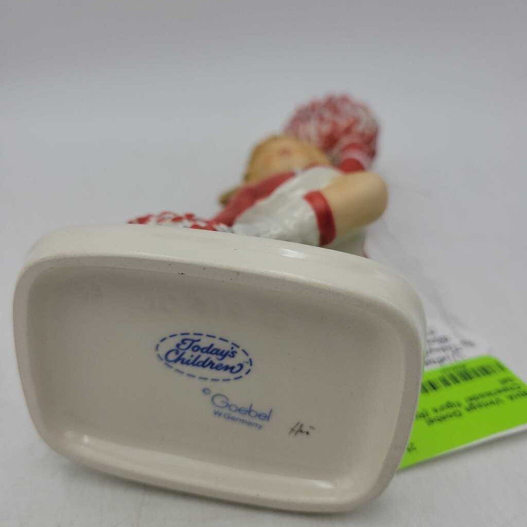 Vintage Goebel Cheerleader figure (RHA)