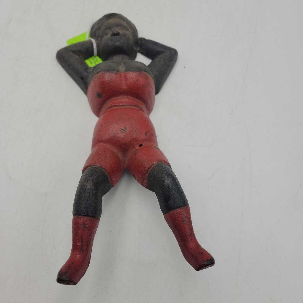 Early 1900's American Cast Iron Naughty Nellie Boot Jack USA (RHA)