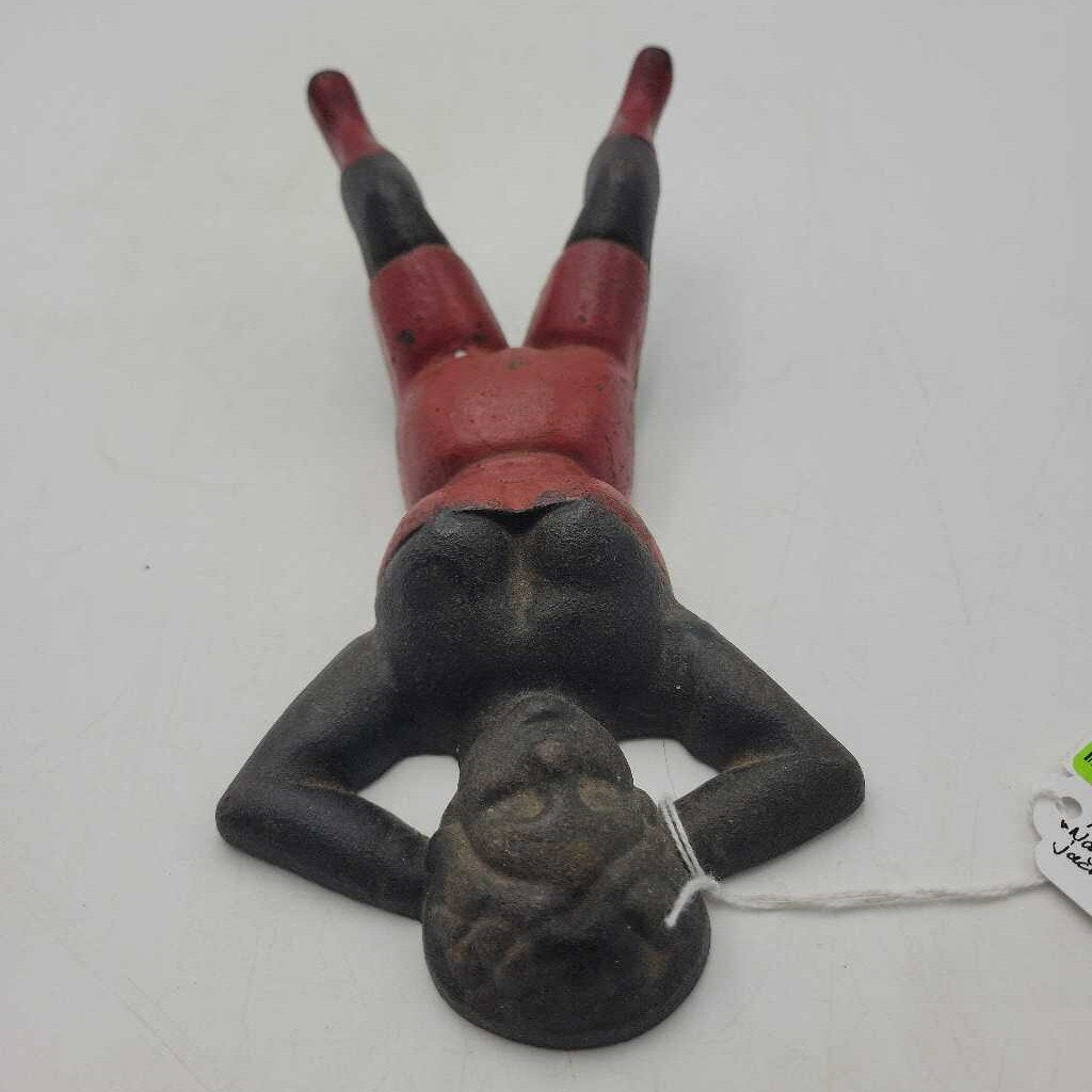 Early 1900's American Cast Iron Naughty Nellie Boot Jack USA (RHA)