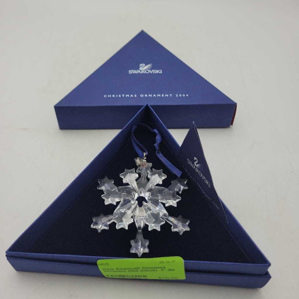 Swarovski Christmas Ornament 2004 (HAUS)