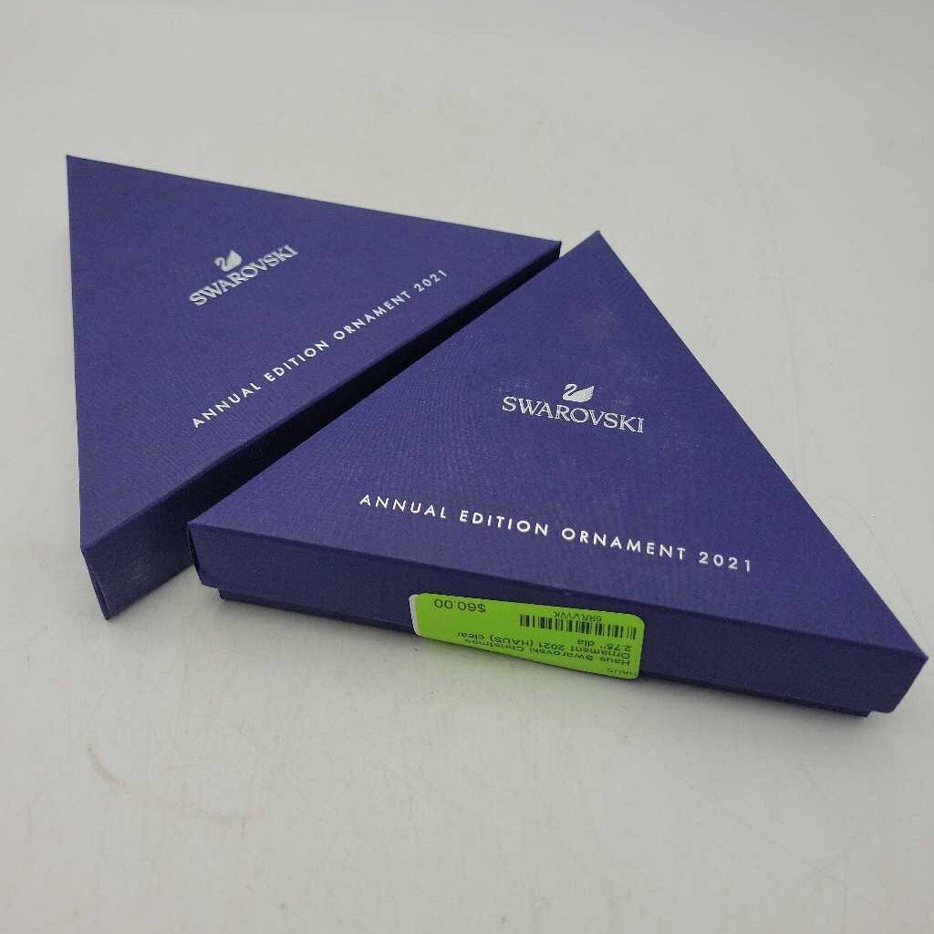 Swarovski Christmas Ornament 2021 (HAUS)