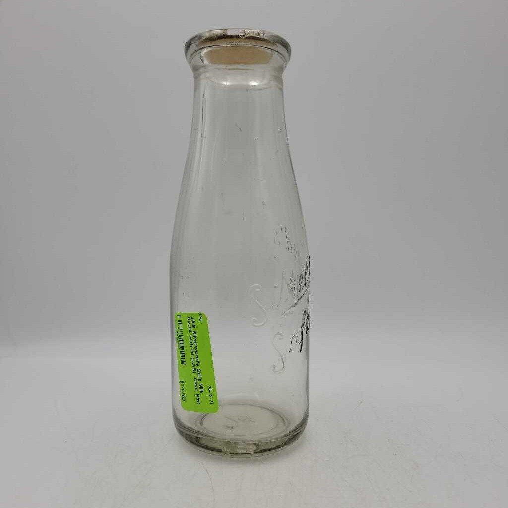 Silverwood's Safe Milk Bottle with lid (JAS)