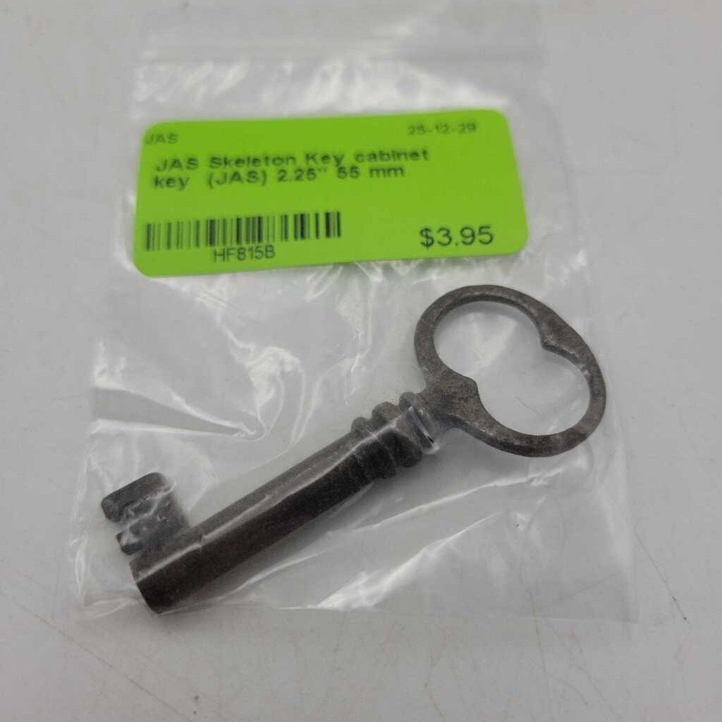 Skeleton Key cabinet key (JAS) 2.25"