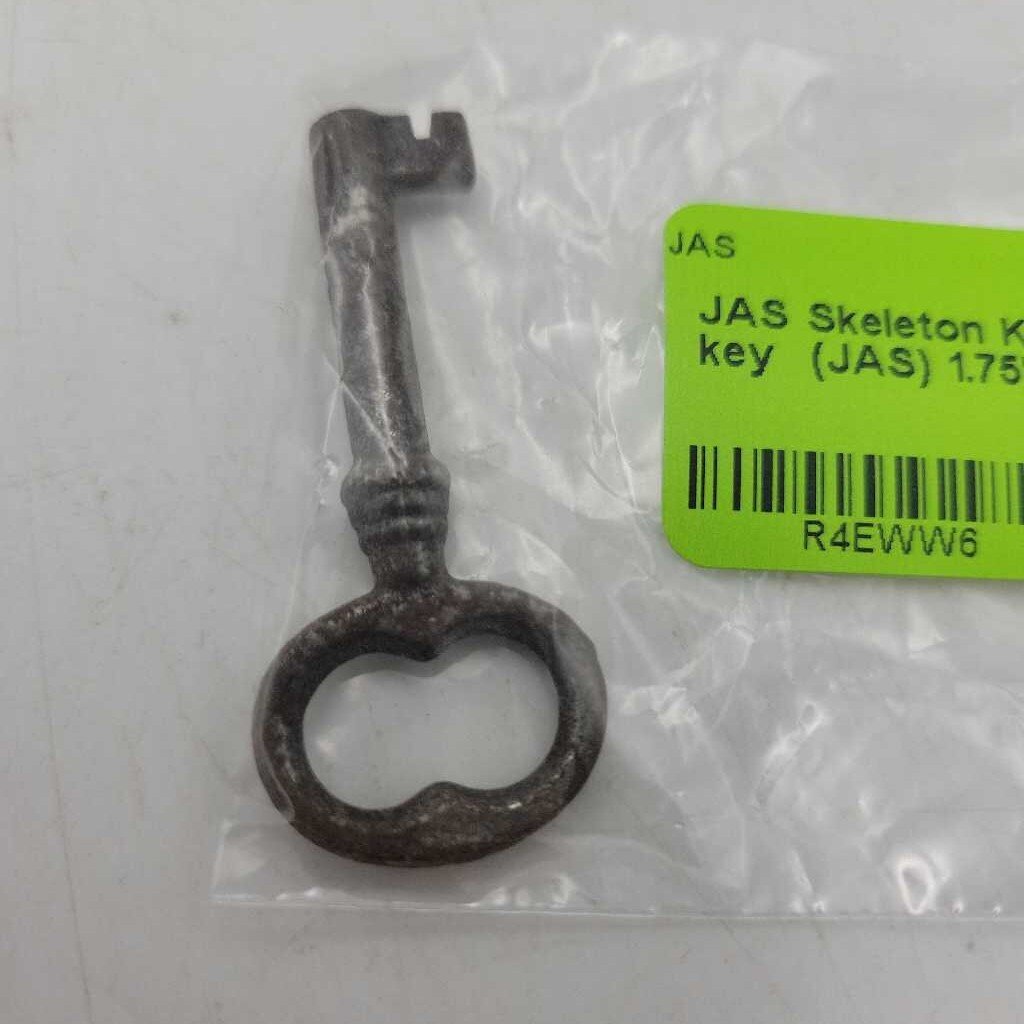 Skeleton Key cabinet key (JAS) 1.75"