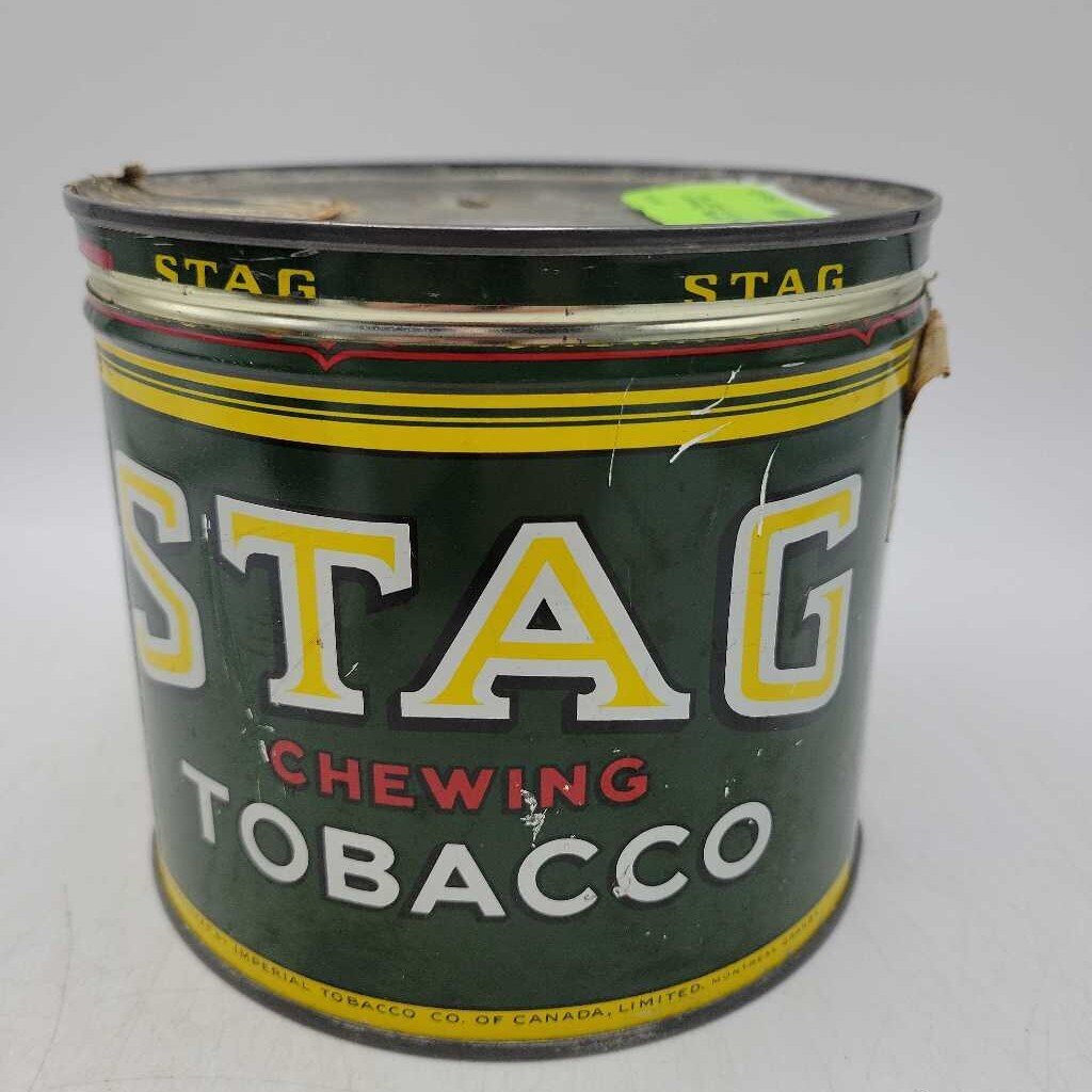 Stag Chewing Tobacco Tin (jas)
