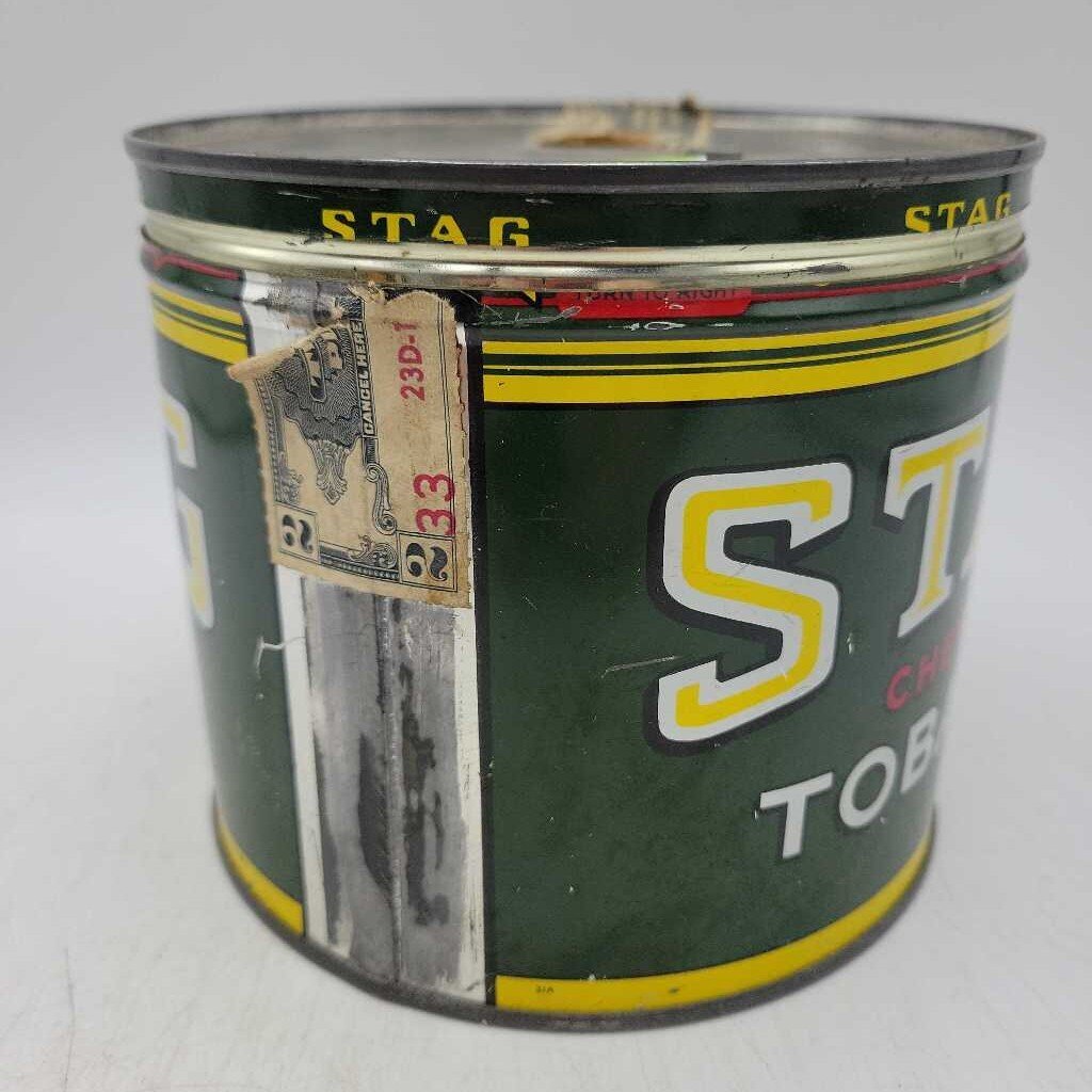 Stag Chewing Tobacco Tin (jas)