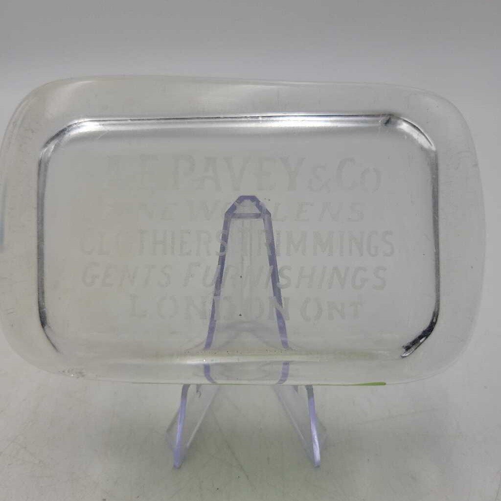 A.E. Pavey & Co. London Ontario paperweight