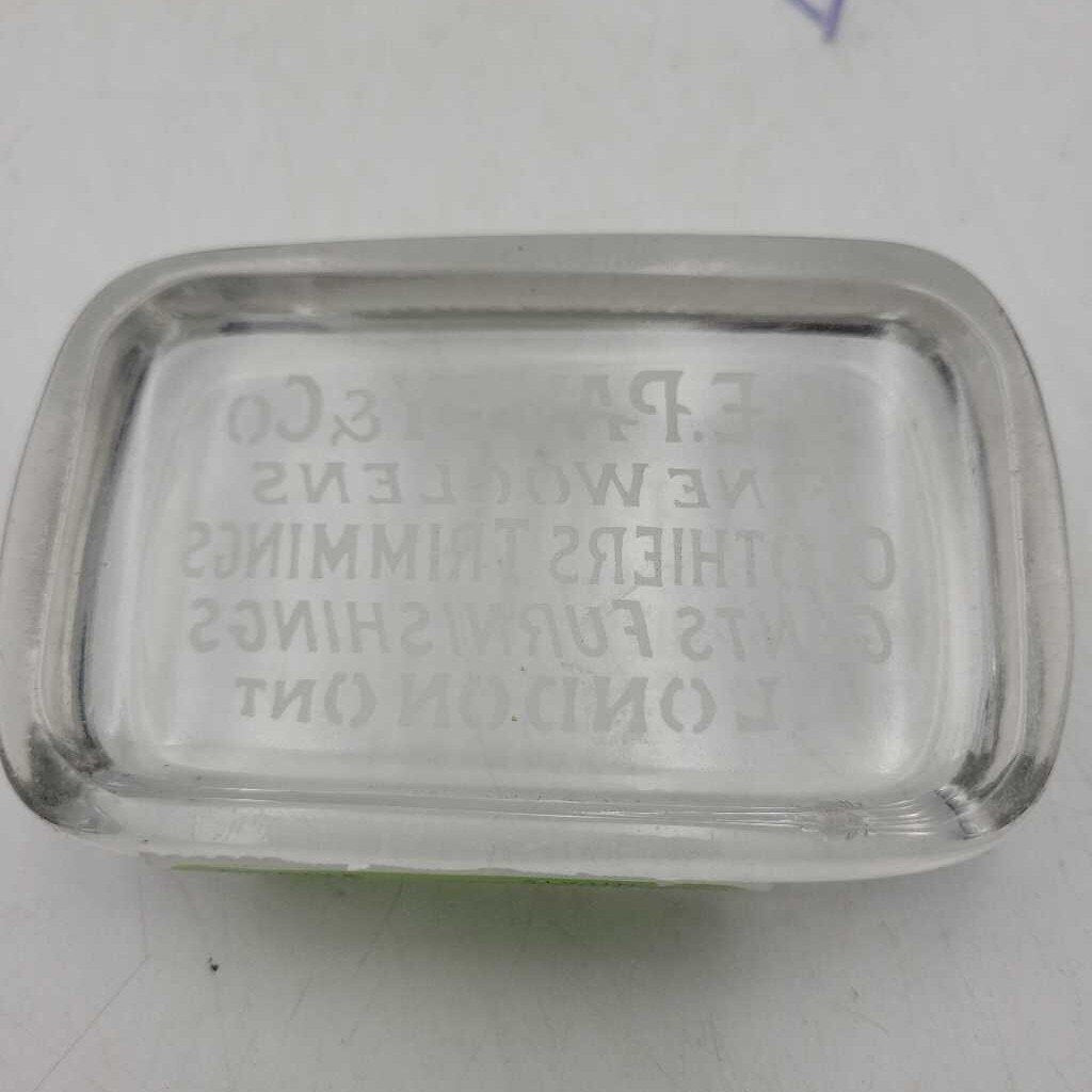 A.E. Pavey & Co. London Ontario paperweight